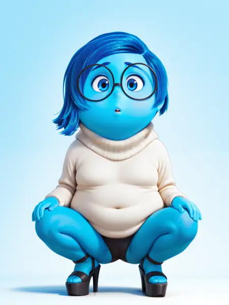 Sadness (Inside Out) PonyDiffusionXL/illustriousXL