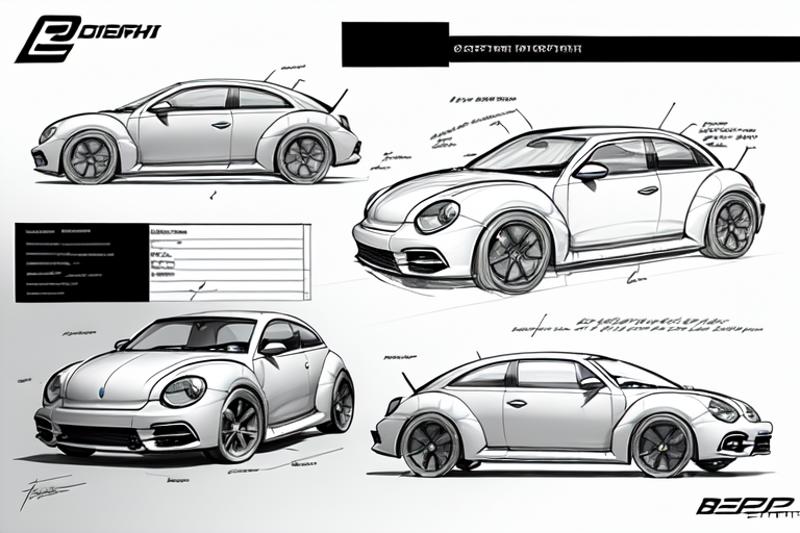 Concept Sketch of Car | 汽车概念草图 image by XiongSan