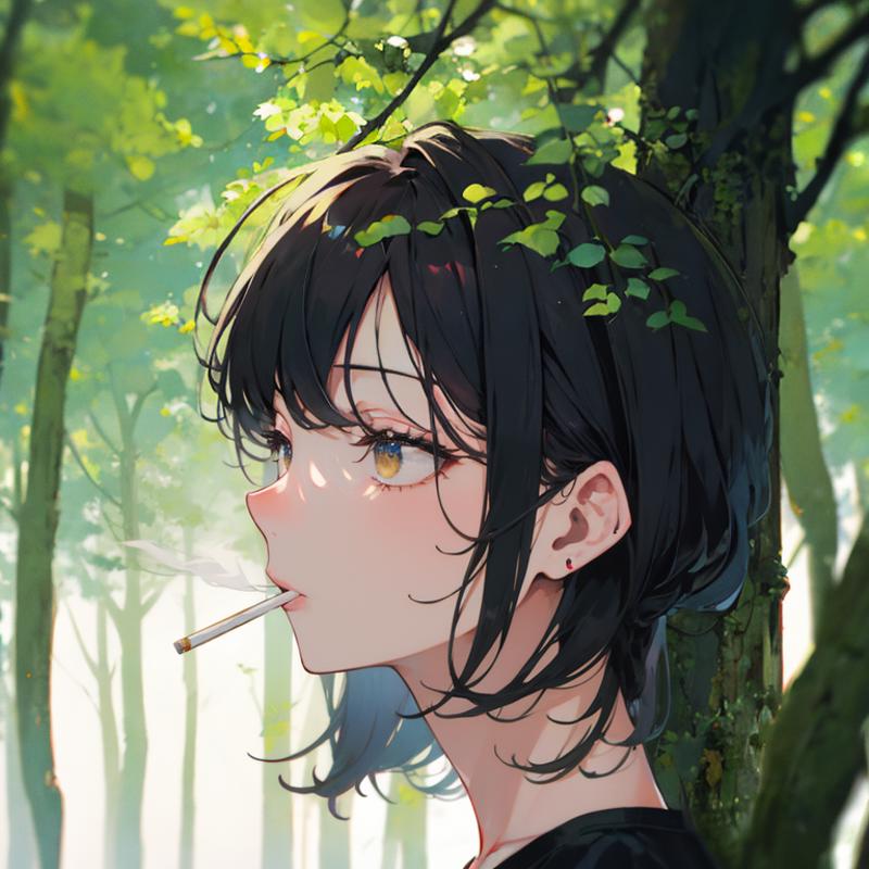 Anime - Smoking Cigarettes image by woncho