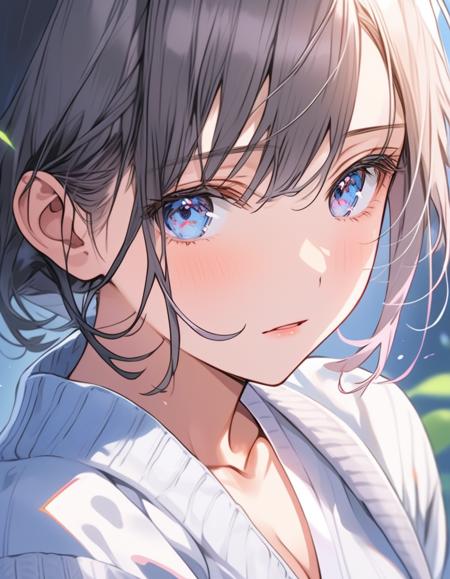 animate character, 1girl, close shot, deep v sweater, detailed face <lora:hinaTuningFaceDetailer-sdxl:1>