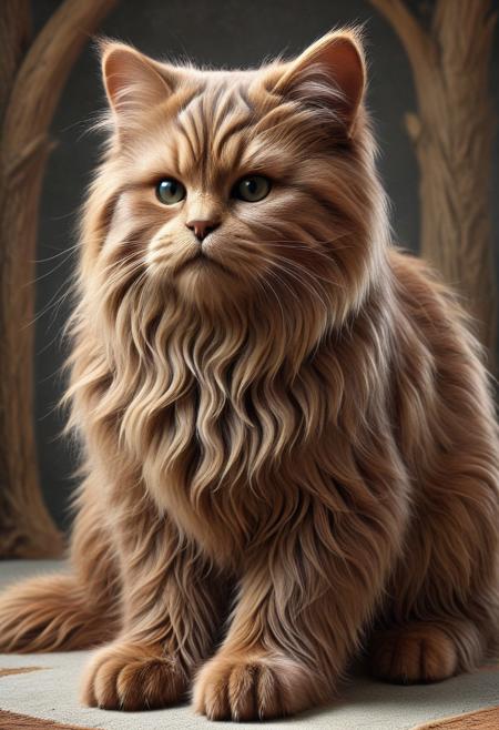 ,(cat:1.2), masterpiece, best quality, newest, absurdres, highres, safe,,
,,  made of w00kiee
., 
The texture and richness of Wookiee fur creates images that transform the ordinary into the extraordinary - perfect for covering trees, buildings, or even entire landscapes in fur.