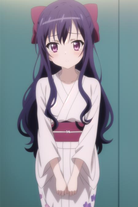 <lora:Tenshi no 3p!_momijidani nozomi:0.7> momijidani nozomi, masterpiece, closed mouth, yukata, 8k, masterpiece, absurdres, anime,