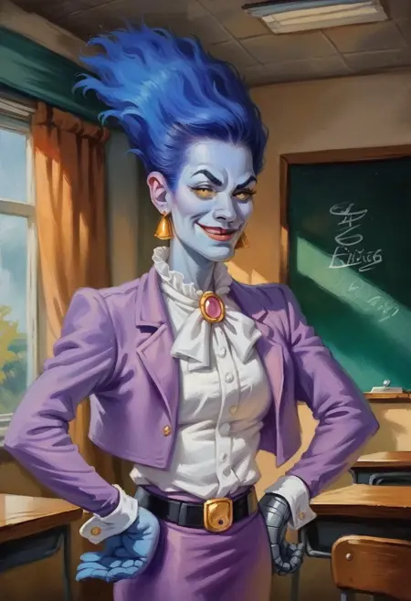 Headmistress Crone (Gravedale High, 1990)