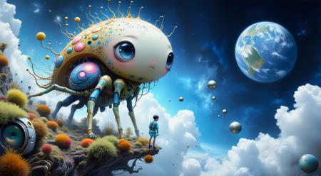 ORIGINAL PROMPT: by Rene Laloux, life on a surreal fantastic planet
PRODUCTION PROMPT: Original prompt was used. <lora:cg_concept_style:0.64> <lora:dr_diffusion_negative-detail_enhancer_pnte_2_0:-0.42>