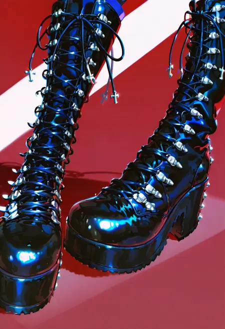 Red String Bound Boots