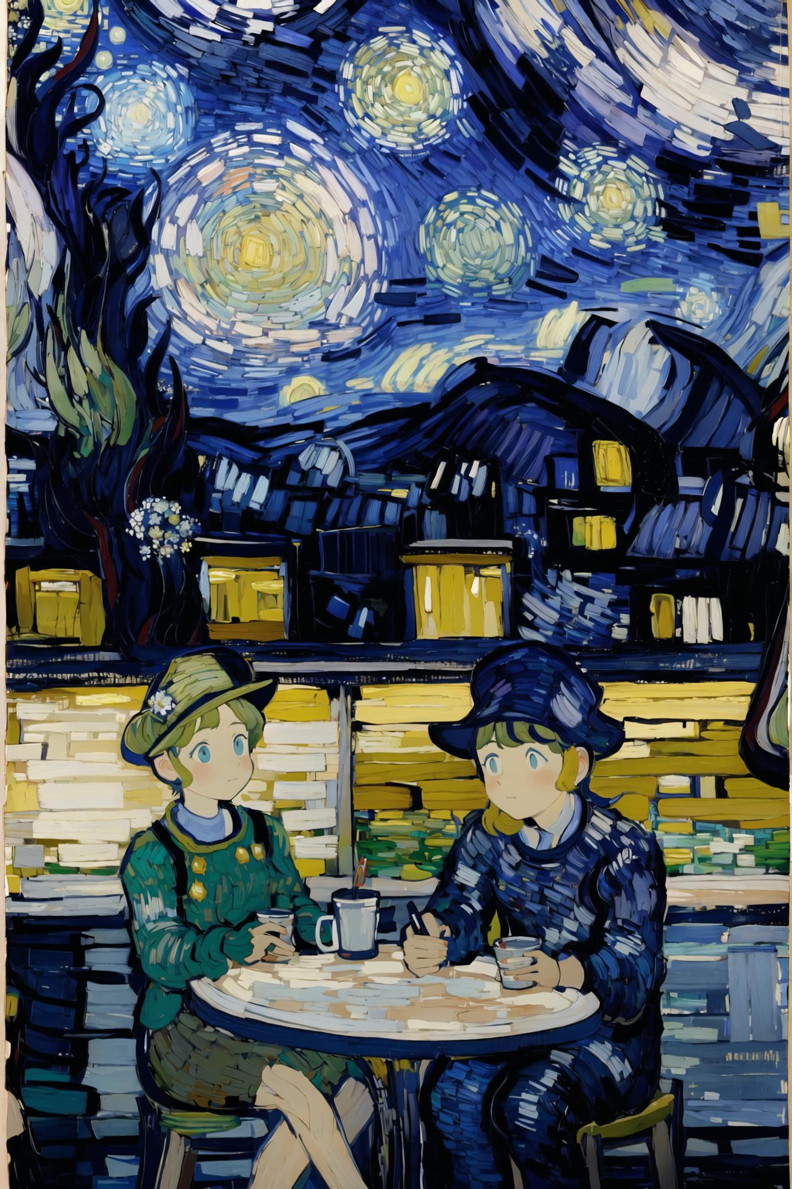 Van Gogh style(anime) image by chaddd