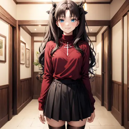 Rin tohsaka LORA and(Pony) from fate stay night visual novel