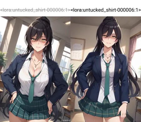 Untucked Shirt for Pony XL