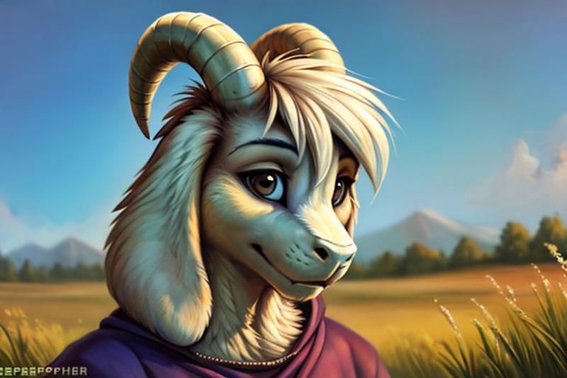 Asriel Dreemurr (god form) image by r545n