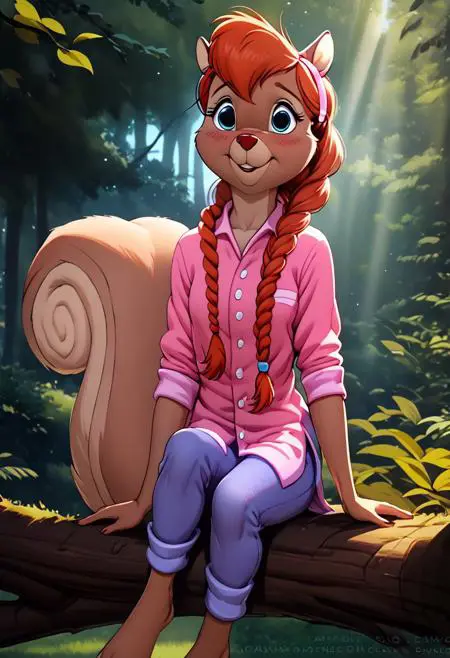 Tammy Squirrel. Chip and Dale Rescue Rangers. Pony model