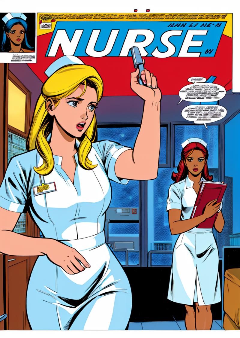 Nurse Comic Generator (EXTREMELY SILLY LoRA EXPERIMENT) image by unknowncity