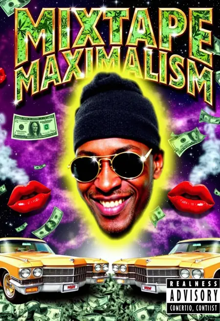 Mixtape Maximalism (90s Hip Hop Album Cover)