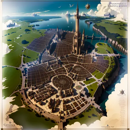 Fantasy City Map Generator