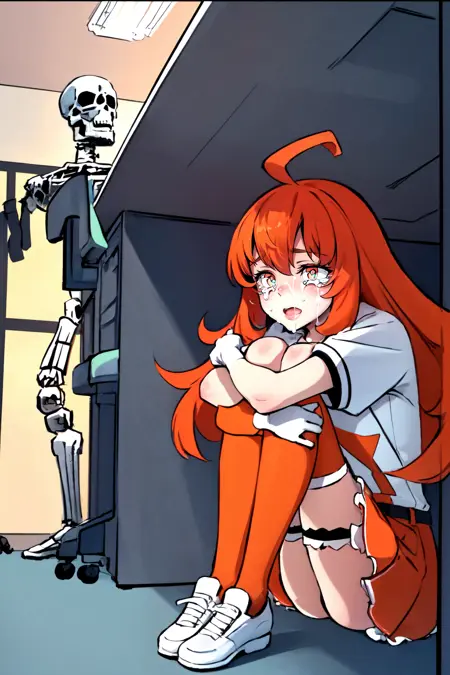 Hiding From Terminator Meme | Concept LoRA
