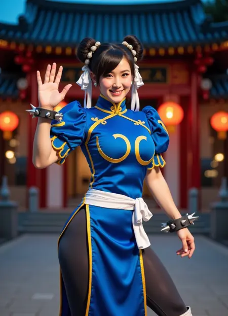 Realistic Chun-Li (Street Fighter) (including multiple outfits) [FLUX]