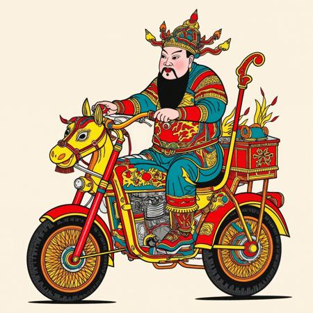 TTnh木板年画风格lora TTnh木板年画风格v1.0