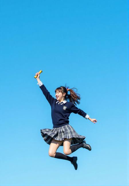 Creative photography of flying in the sky v1.0