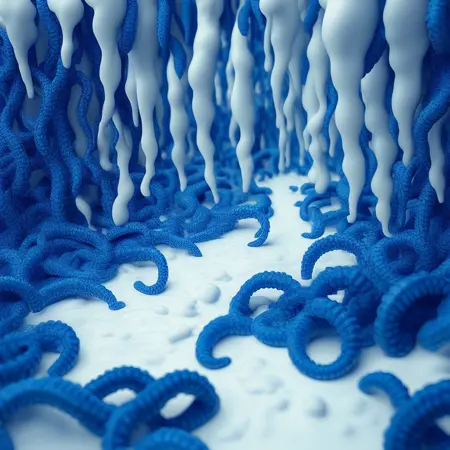 Blue Tentacle White Slime - PONY