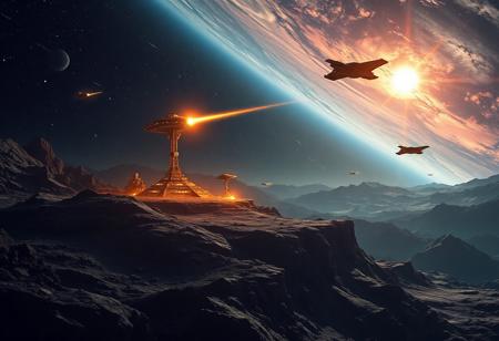 Most amazing photo of space x lift off taken in the future revealing to humanity that their is hope intelligent civilizations very beautiful insanely Complex perfect elegant composition, flying vehicles epic Dramatic lighting! insanely detailed, deep colors realistic masterpiece extremely detailed, high contrast