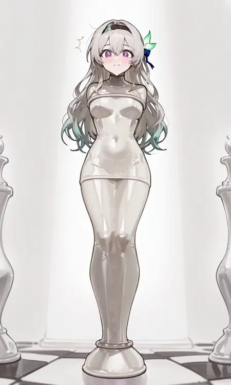 Chessification bondage - Bound as chess piece. チェス化・簡易版。国际象棋化·简易版。