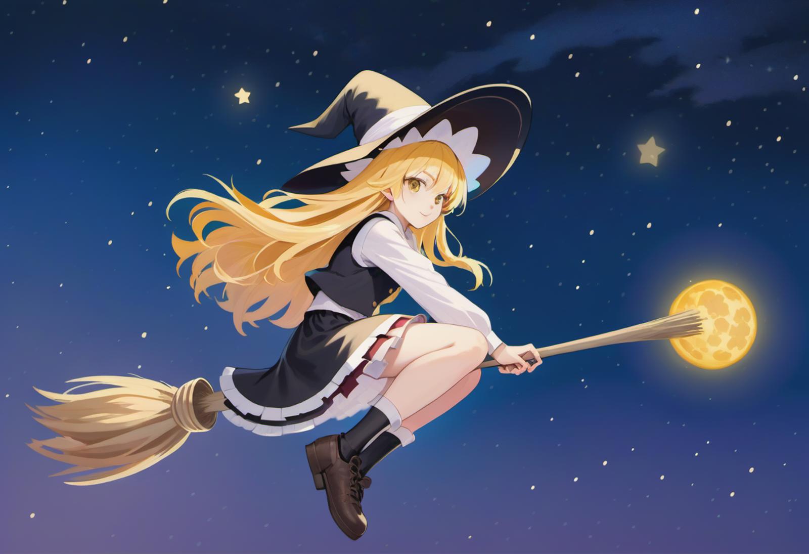 [SDXL] Kirisame Marisa (Touhou) / 霧雨魔理沙 (東方) image by darashine