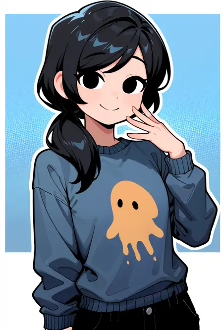 Pizza Girl -- Roblox Noob + illust