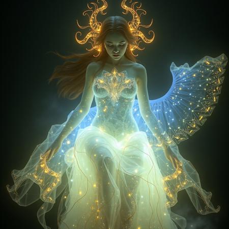 Masterpiece, a masterpiece bioluminescence translucent beryllium/female body, 32k, 16k, 8k, cinematic art, realistic art, detail,