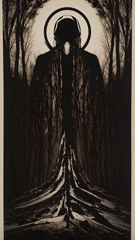 masterpiece, top quality, best quality, official art, beautiful and aesthetic, abstact imagery of horror