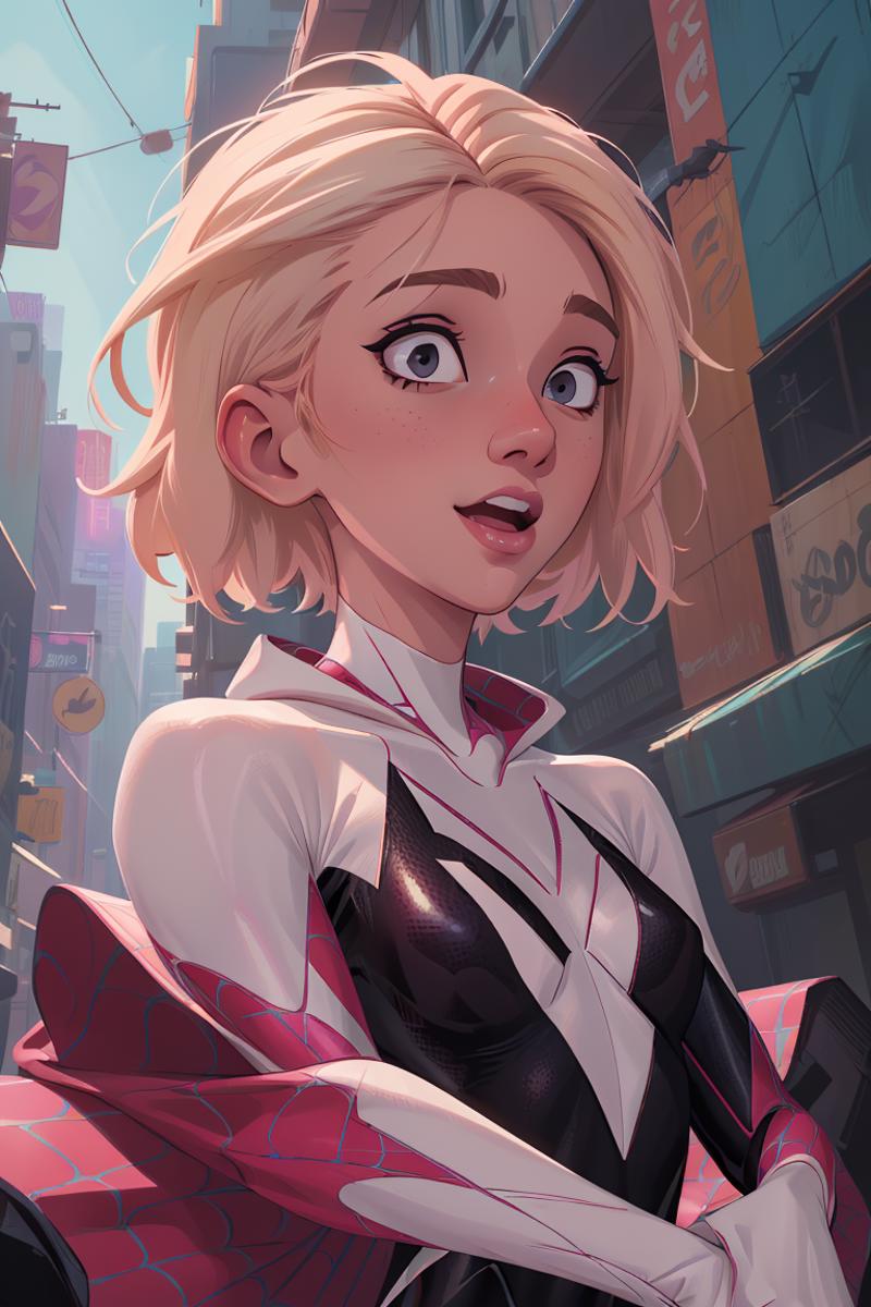 Spider Gwen (commission) | Goofy Ai image by aji1