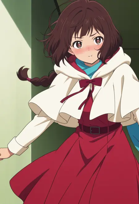 Brown-Haired Girl - Busamen Gachi Fighter - Illustrious/SDXL