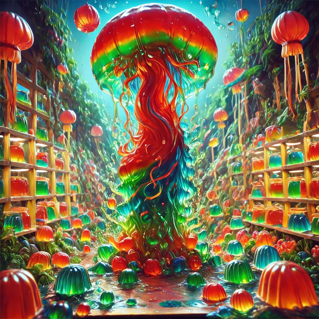 score_9, score_8_up, score_7_up, source_photo, high quality, best quality, masterpiece, Jellystyle, jellyfish, colorful, underwater, no humans