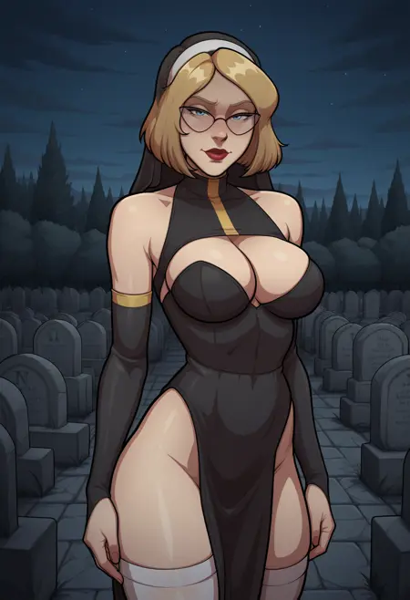 Nun outfit, Claire's Quest, Clothing, LoRA, Illustrious XL