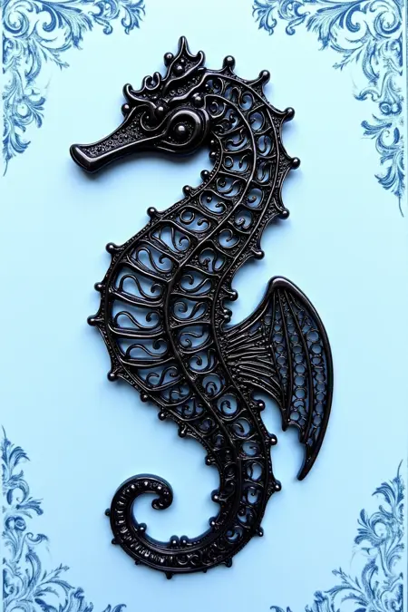 DR_Metal Hollowed-Out Carving_Animal Image Generation