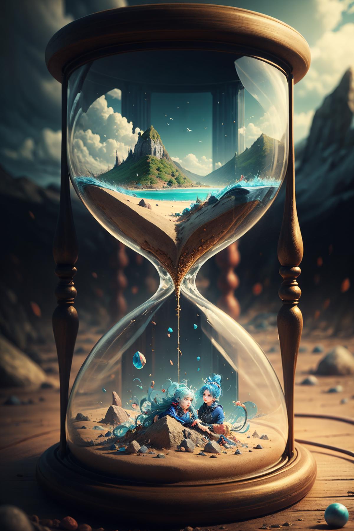 Hourglass | Concept glass Sora image by SoraSleep