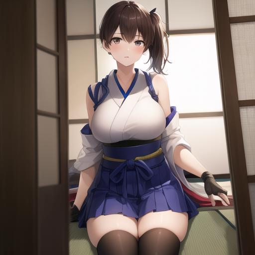 加贺-舰队收藏（Kaga-Kantai Collection） image by King_Dong