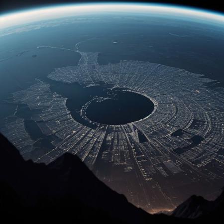 A city on the moon.