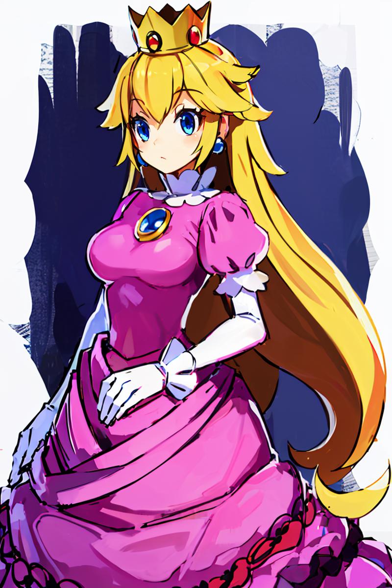 Princess Peach (ピーチ姫) - Super Mario Bros - COMMISSION image by CitronLegacy