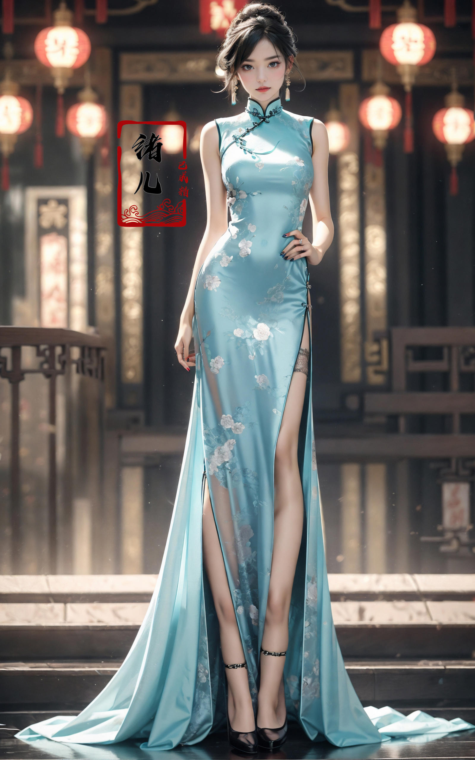 【质感增强】绪儿-设计感旗袍 Fashion cheongsam image by XRYCJ