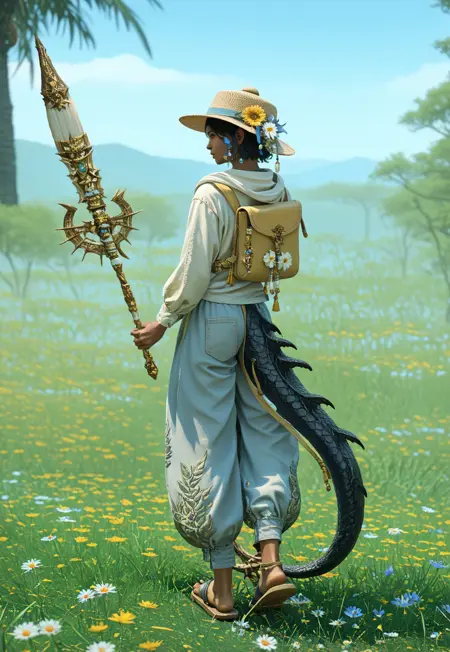 Pictomancer Job FFXIV SD 1.5 & Pony (Dawntrail) - PonyXL