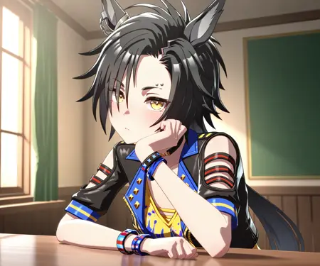 Air Shakur (Umamusume) in game style 3D ILL-v2