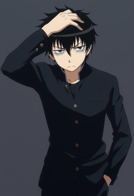 Tomoki Kuroki from WataMote: No Matter How I Look at It, It's You Guys' Fault I'm Not Popular! V1