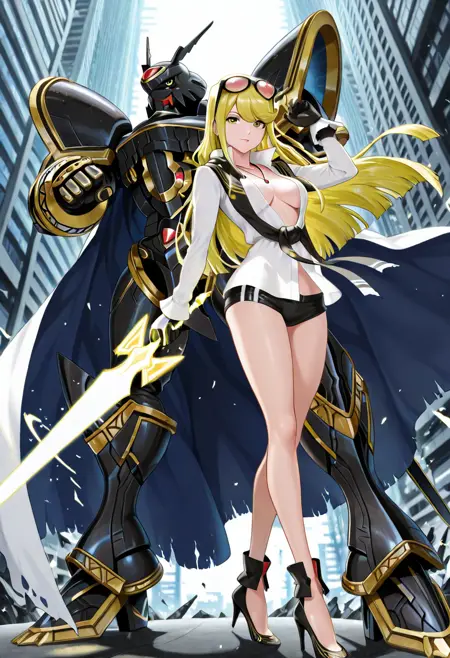 Alphamon阿尔法兽 Kyoko Kuremi暮海杏子(Digimon)数码宝贝