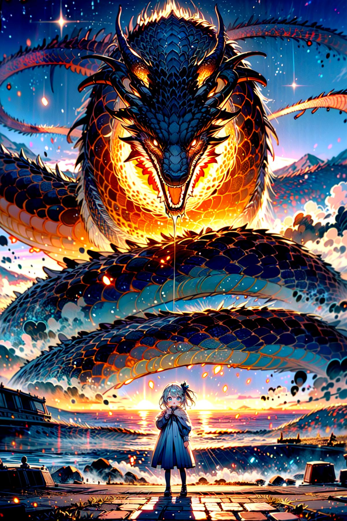 龙神幻想/Chinese dragon Lora image by Tirana