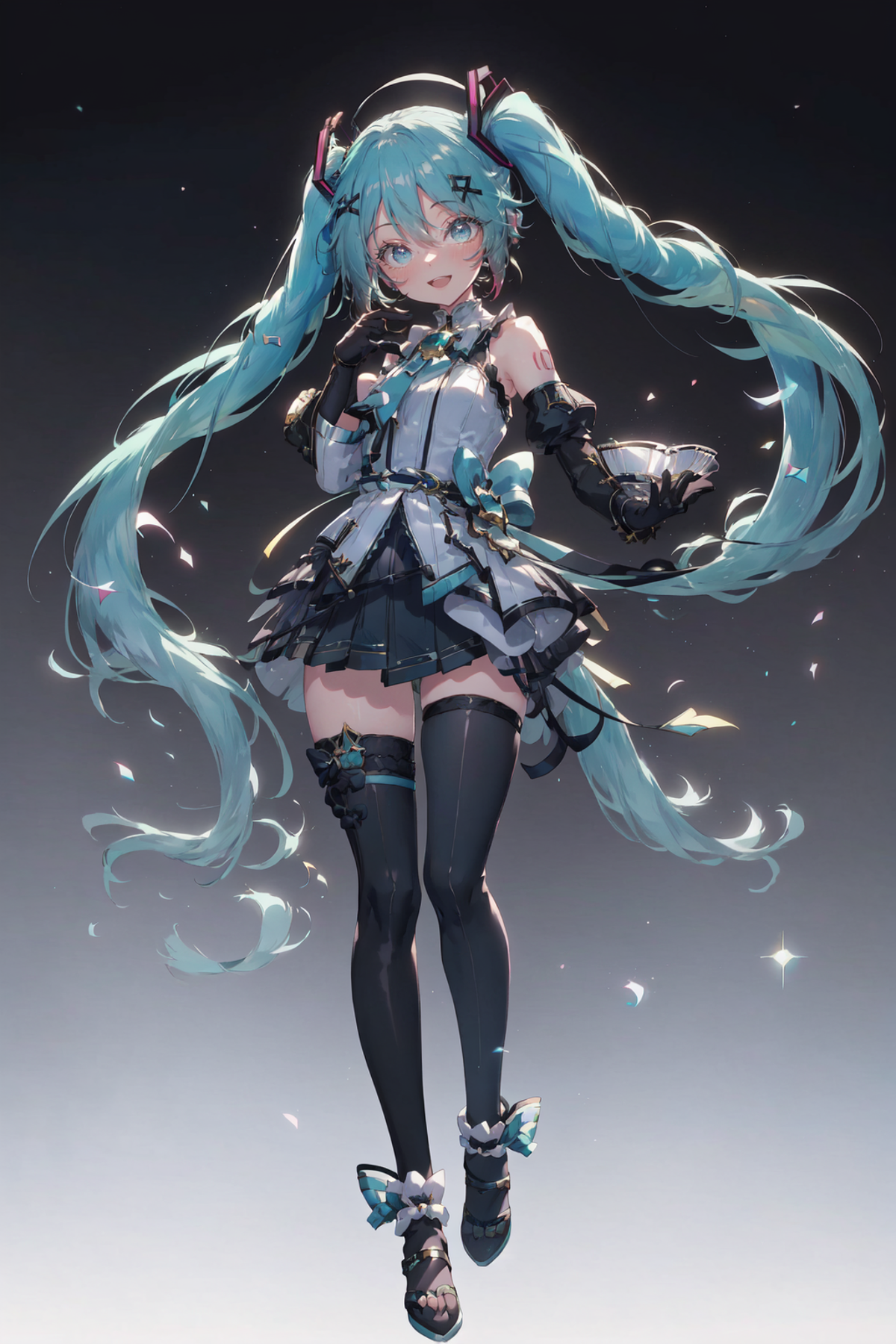 Hatsune Miku (Includes Sakura Miku) [LORA] image by earthnicity