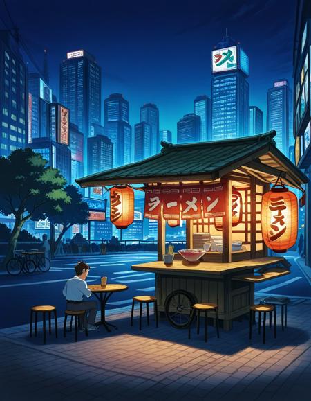 ラーメン屋台 、 夜鳴きそば / Ramen stall , yonakisoba V1