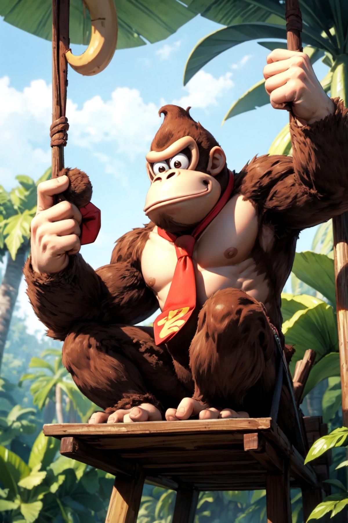 Donkey Kong | 3 character LoRA image by Kayako
