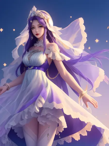 王者荣耀_大乔_挚爱花嫁_Honor of kings_Da Qiao