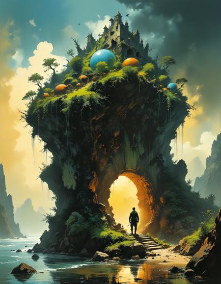 (by Arthur Suydam:1.5), (Secret portals to other realms:0.5)