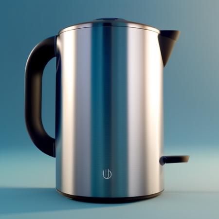 3D product render, futuristic kettle, finely detailed, purism, ue 5, a computer rendering, minimalism, octane render, 4k