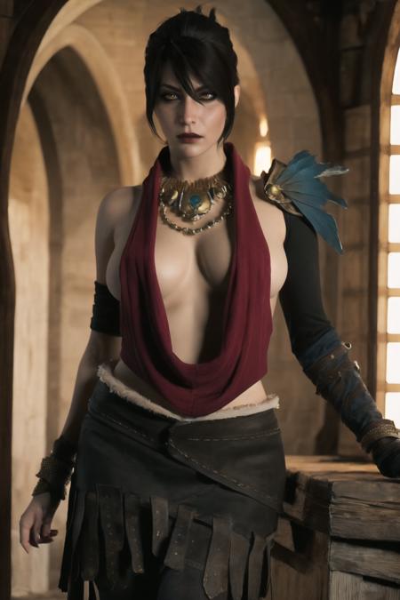 morrigan mrgn outfit mrgn hood mrgn bra mrgn necklace